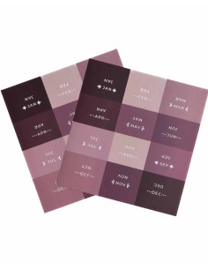Songbird Vinyl Planner Tabs Stickers Set | Archer & Olive