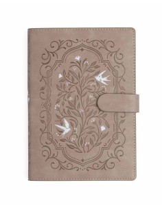 Funda Songbird in Beige + Recambio Libreta tapa blanda [Puntos] A5 Everyday Deluxe | Archer & Olive