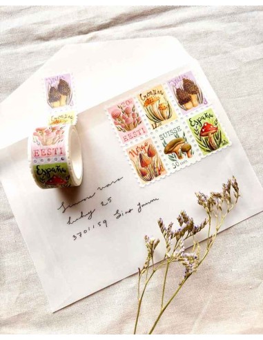Washi Tape Mushroom Stamps | Nikki Dotti